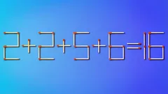 Um den Fehler zu beheben, muss nur ein Streichholz verschoben werden: ein kniffliges Rätsel